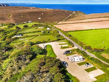 Aerial view of the site