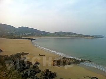 Beautiful Golden Sandy Beach in front of our campsite.