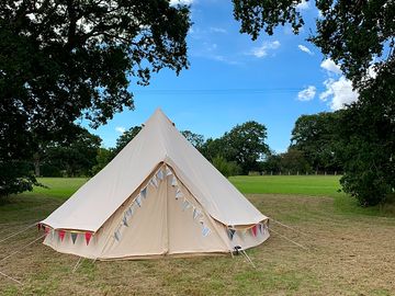 Outside view of the bell tent (added by manager 04 Aug 2020)