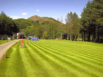 Lush green flat pitches that are already for you and your family. Enjoy the Eskdale valley. (added by manager 16 Mar 2017)