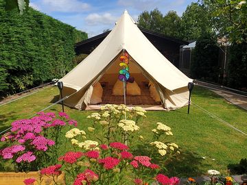 Bell tent exterior