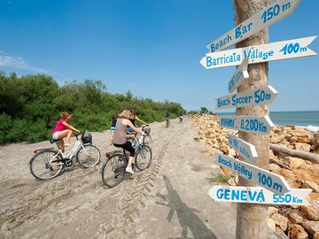 Cycling trail near the campsite, explore the Po delta on foot or by bicycle (added by manager 26 Feb 2016)