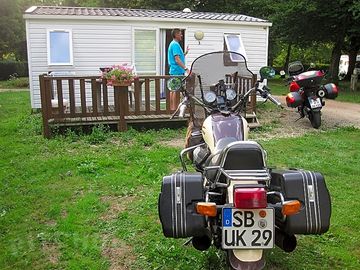 Mobil -home outside