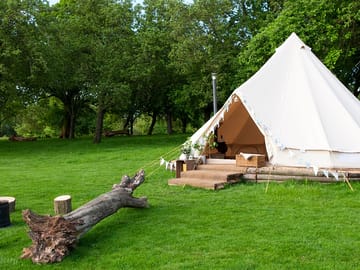 Bell tent among the apple trees (added by manager 12 Mar 2019)