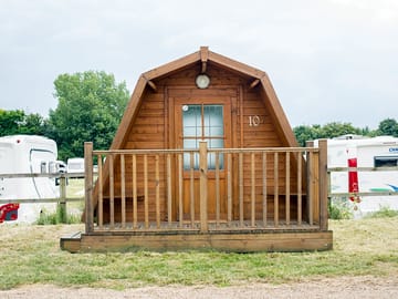 Cosy two berth camping pods