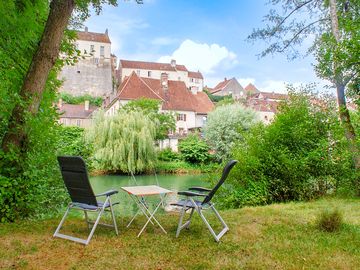 Space to relax by the river