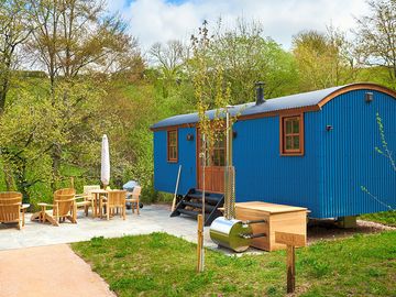 Shepherd's hut exterior