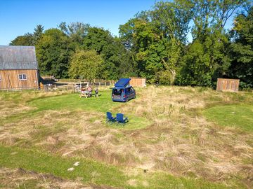 Spacious pitches