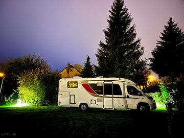 The pitches at night
