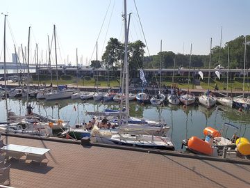 A sunny day on site