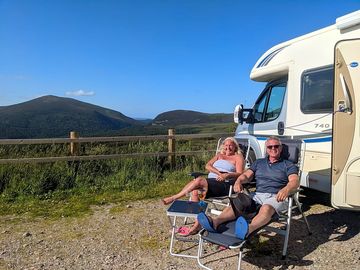 Relaxing at the site