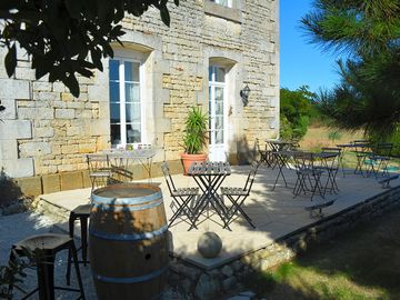 Terrace with seating