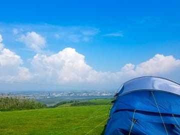 Wide open views from the campsite