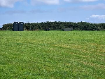 Camping site with loos