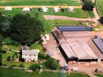 Aerial view of the site