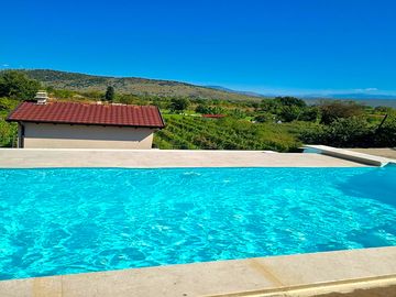 Brand new pool in our property