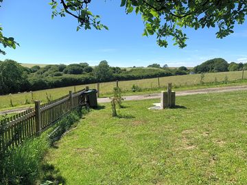 View of site on a sunny day