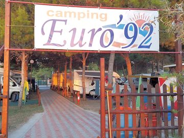 Entrance to the site
