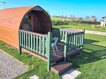 Enclosed decking area