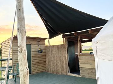 Yurt terrace
