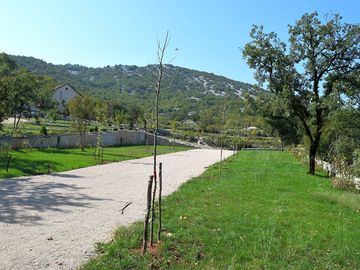 Motorhome pitches with water and electric hook-up