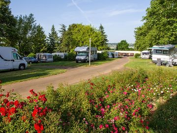 Grass and hardstanding pitches