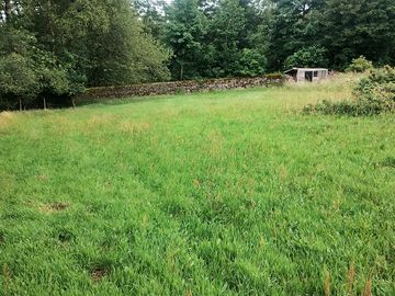 One of the flat areas to pitch