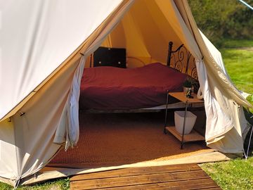 Bell tent exterior