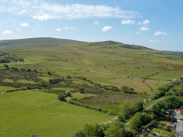 Sourton down caravan and camping park, right on the edge of dartmoor