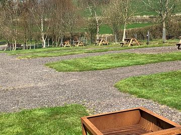 Hardstanding & grass pitch