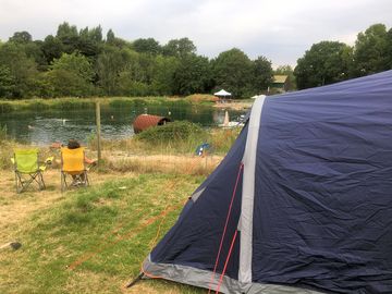 Peaceful setting overlooking the lake