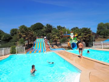Slides at the waterpark
