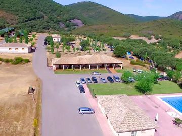 Aerial view of the site