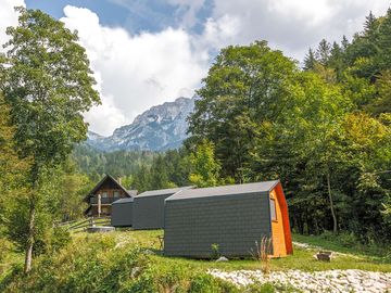 The hillside cabins with spectacular views