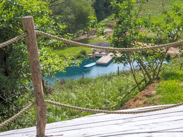 Skylark deck lake view