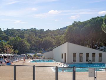 Two large heated pools