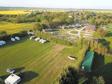 Touring field at the Willows, Laceby
