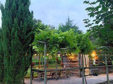 Picnic tables