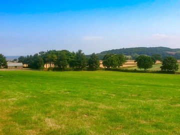 View of the camping field