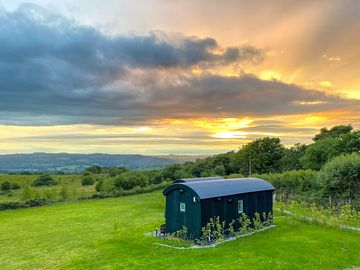View from the huts