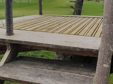 Raised decking