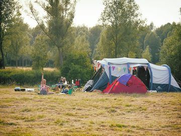 Riverside camping
