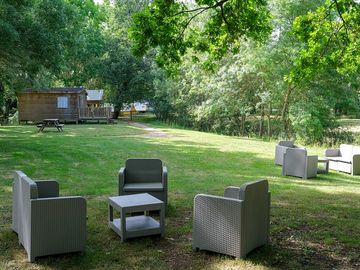 Seating around the site