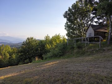 Starsbox looking at the alps