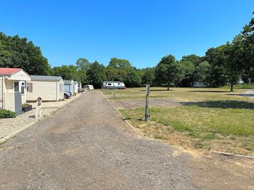 Road to the hardstanding pitches