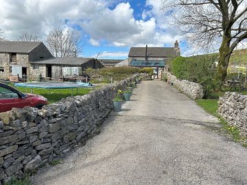 Country lane to the site