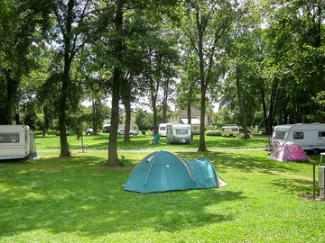 Shaded grass pitches