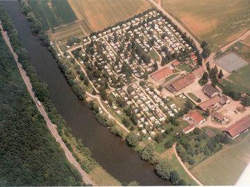 Aerial view of the site