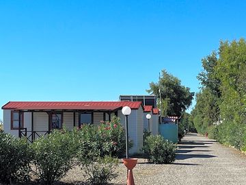Cabins overlooking the sea