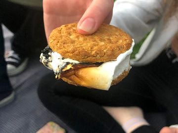 Marshmallow toast “yorkshire t’moors”